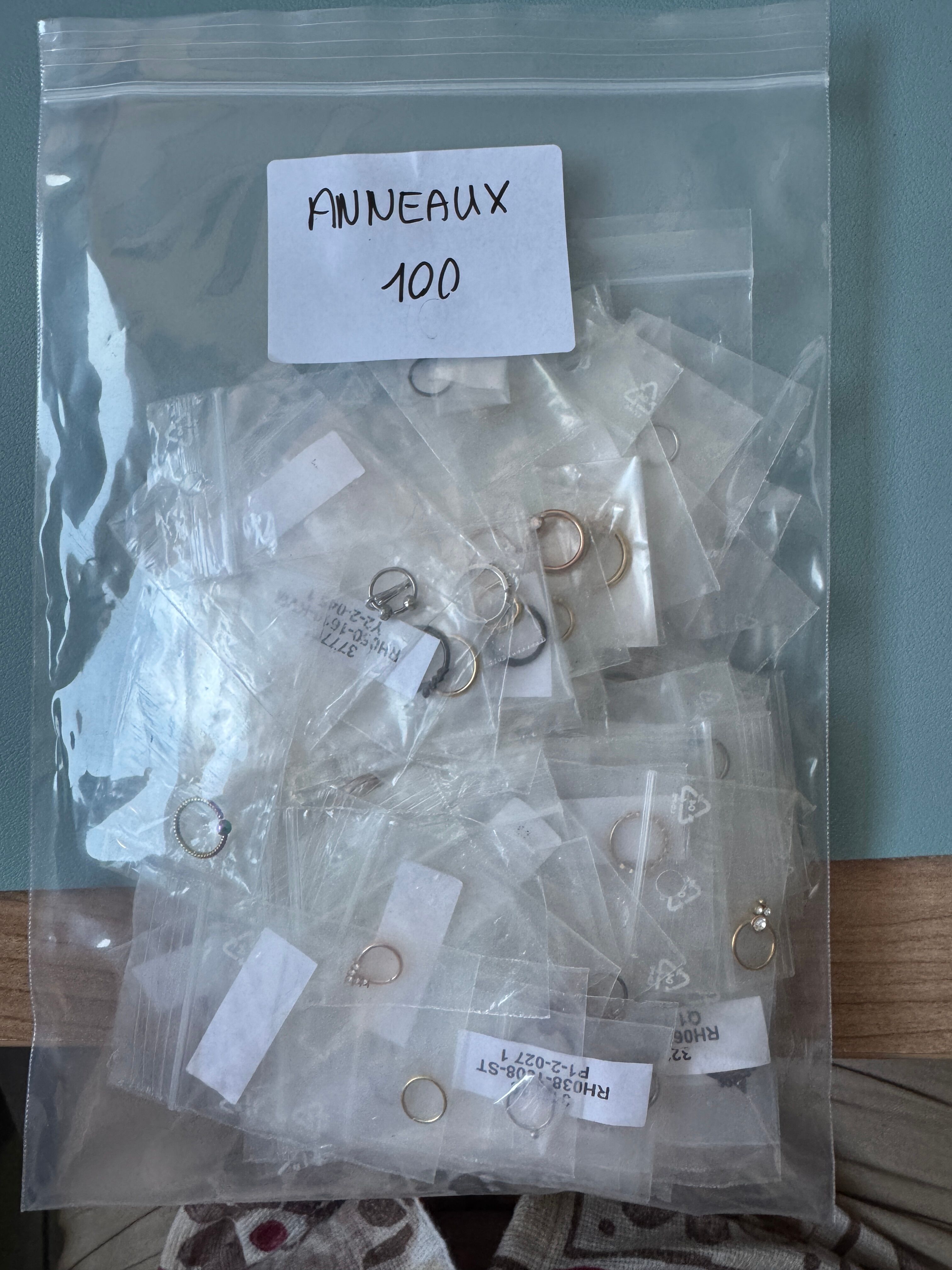 CLEARANCE SALE - Pack of 100 Surgical Steel Ring Piercings
