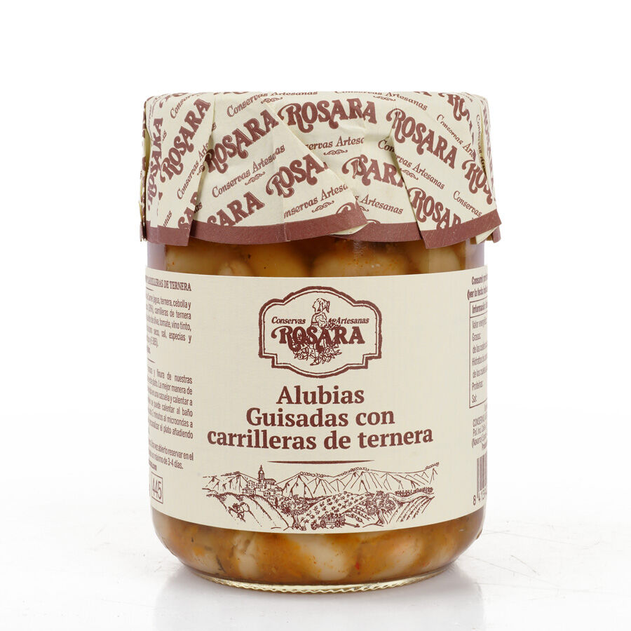 Haricots aux joues de bœuf, bocal de 445 ml