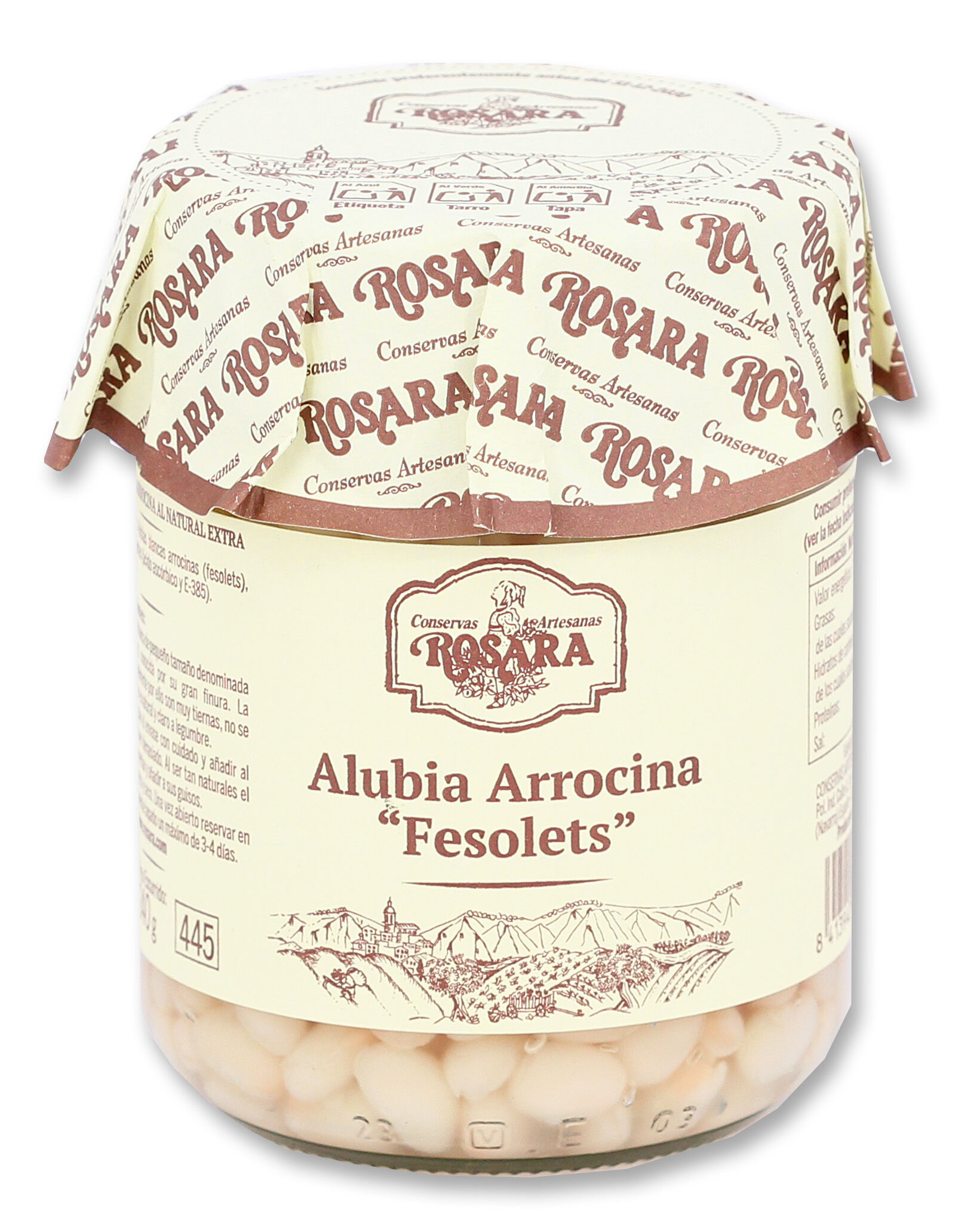 FAGIOLI ARROCINA "FESOLETS" VASO 445 ml
