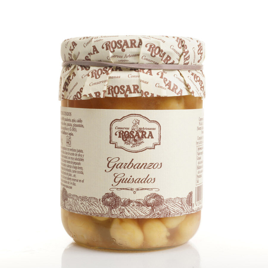 Pois chiches mijotés, bocal de 445 ml