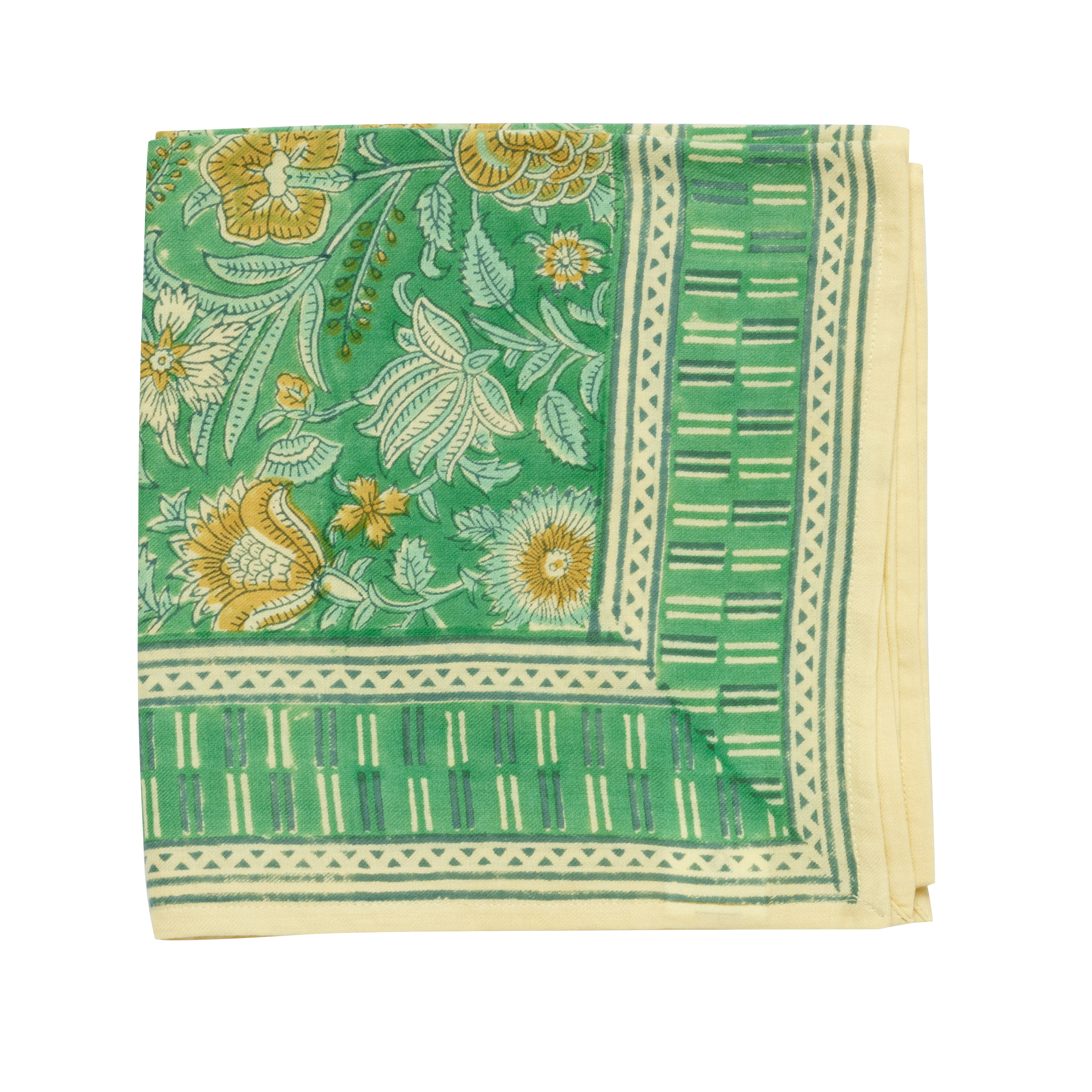 Indian Scarf - Nehru Chlorophyll