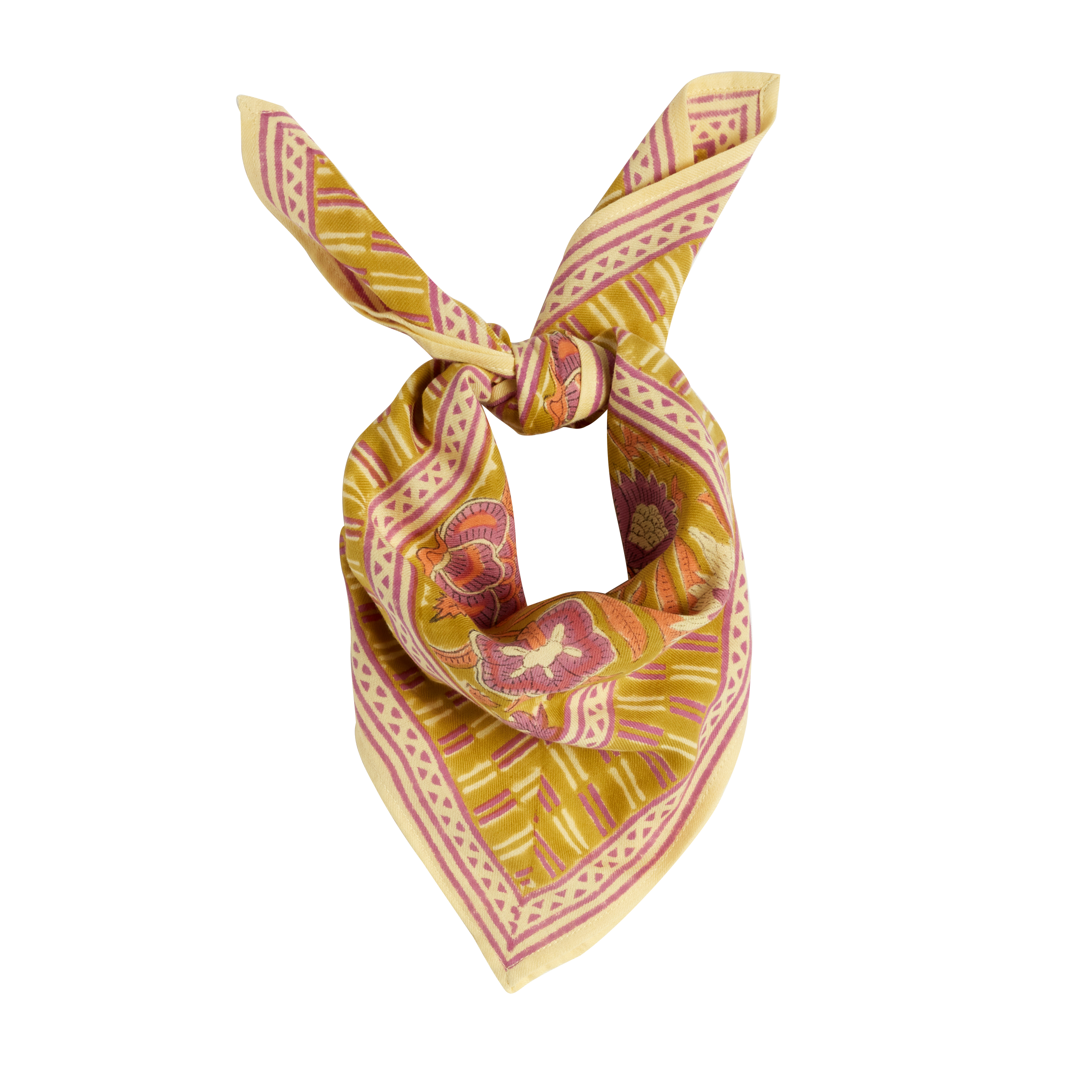 Child's Indian Scarf - Nehru Kiwi