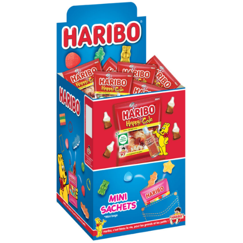 HARIBO Box of 30 Happy Cola Sachets 40g