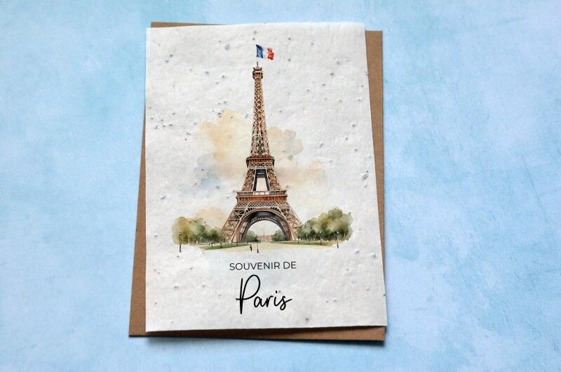 Plantable map of Paris - Souvenir of Paris