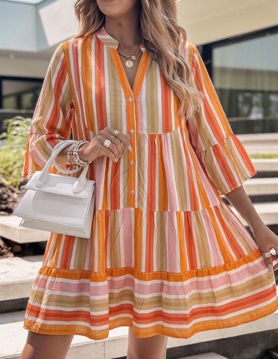 Short viscose dress - 24062-36