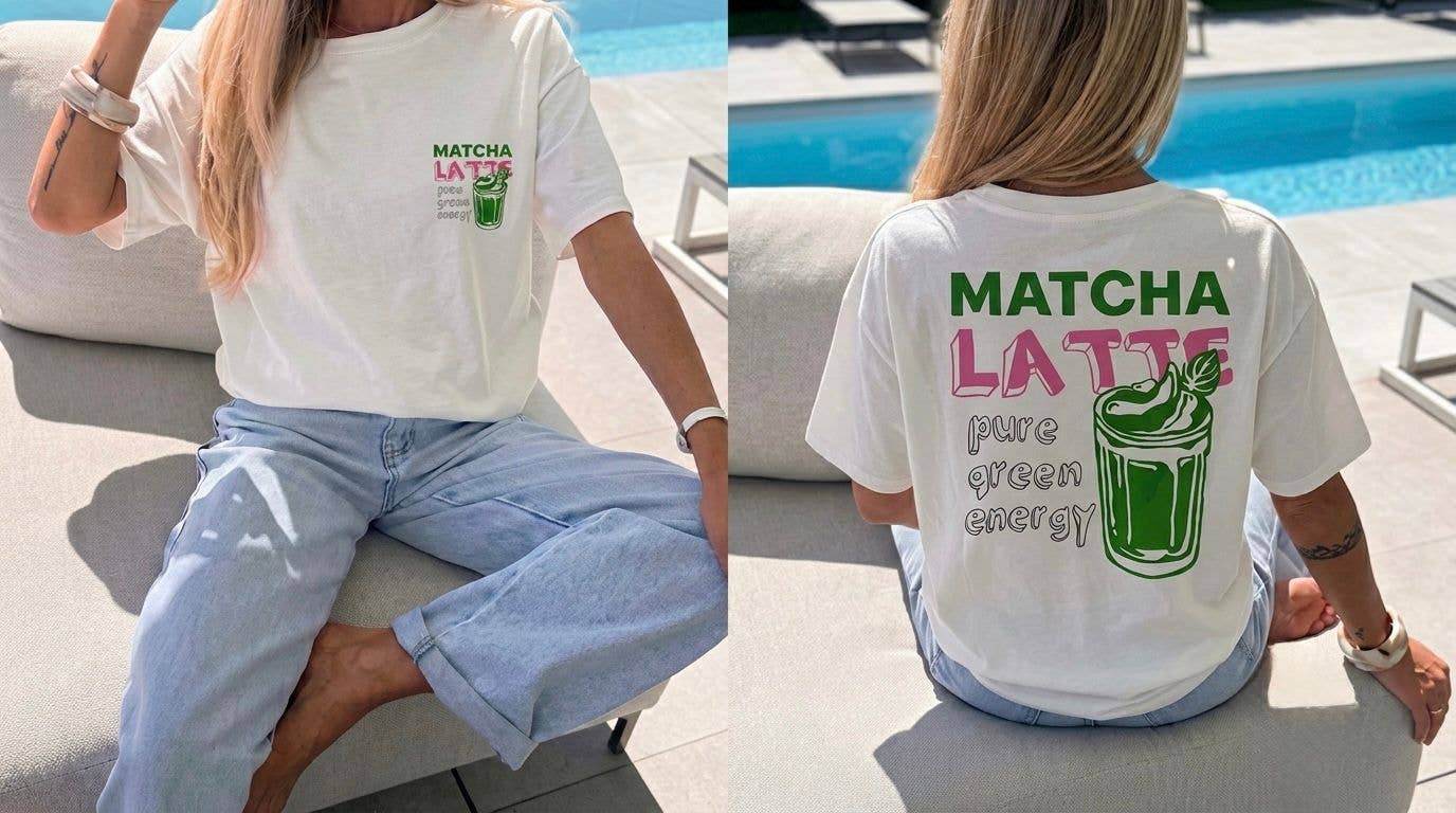 Printed oversized T-shirt 100% Cotton - 2712-13