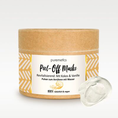 Peel-off mask 'Revitalizing: Coconut-Vanilla'