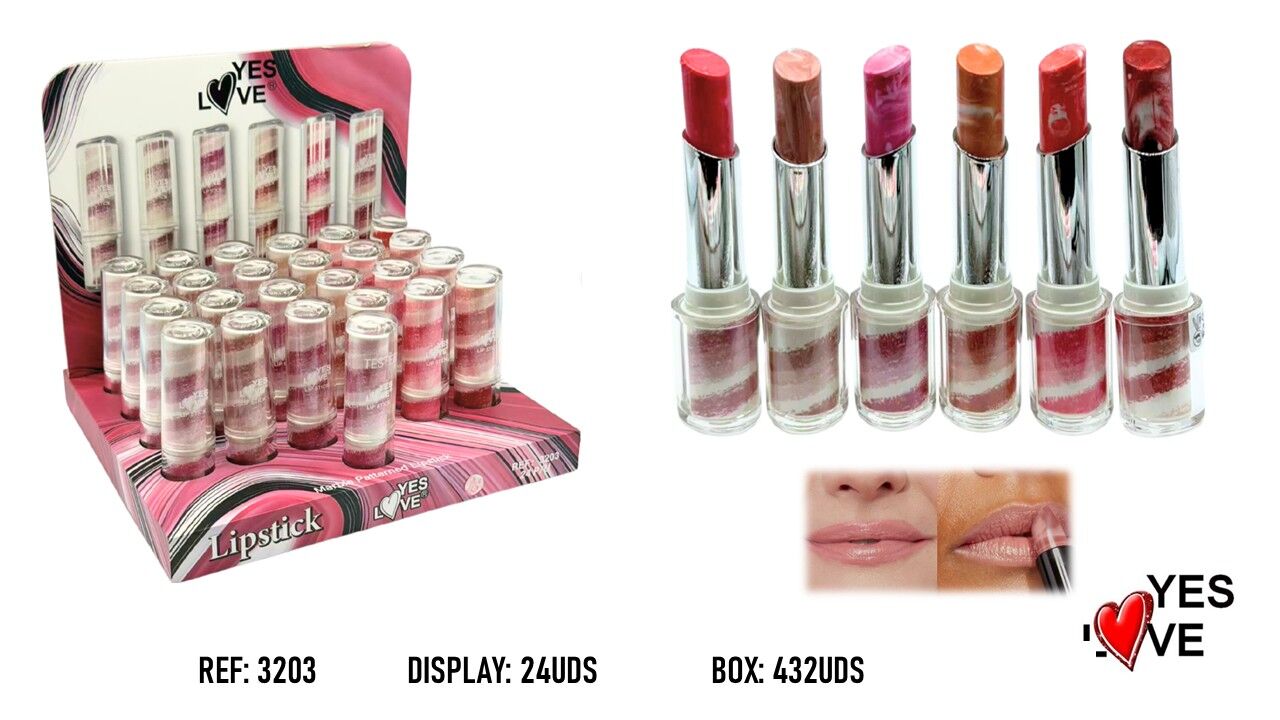 MARBLE LIPSTICK 6 COLORS