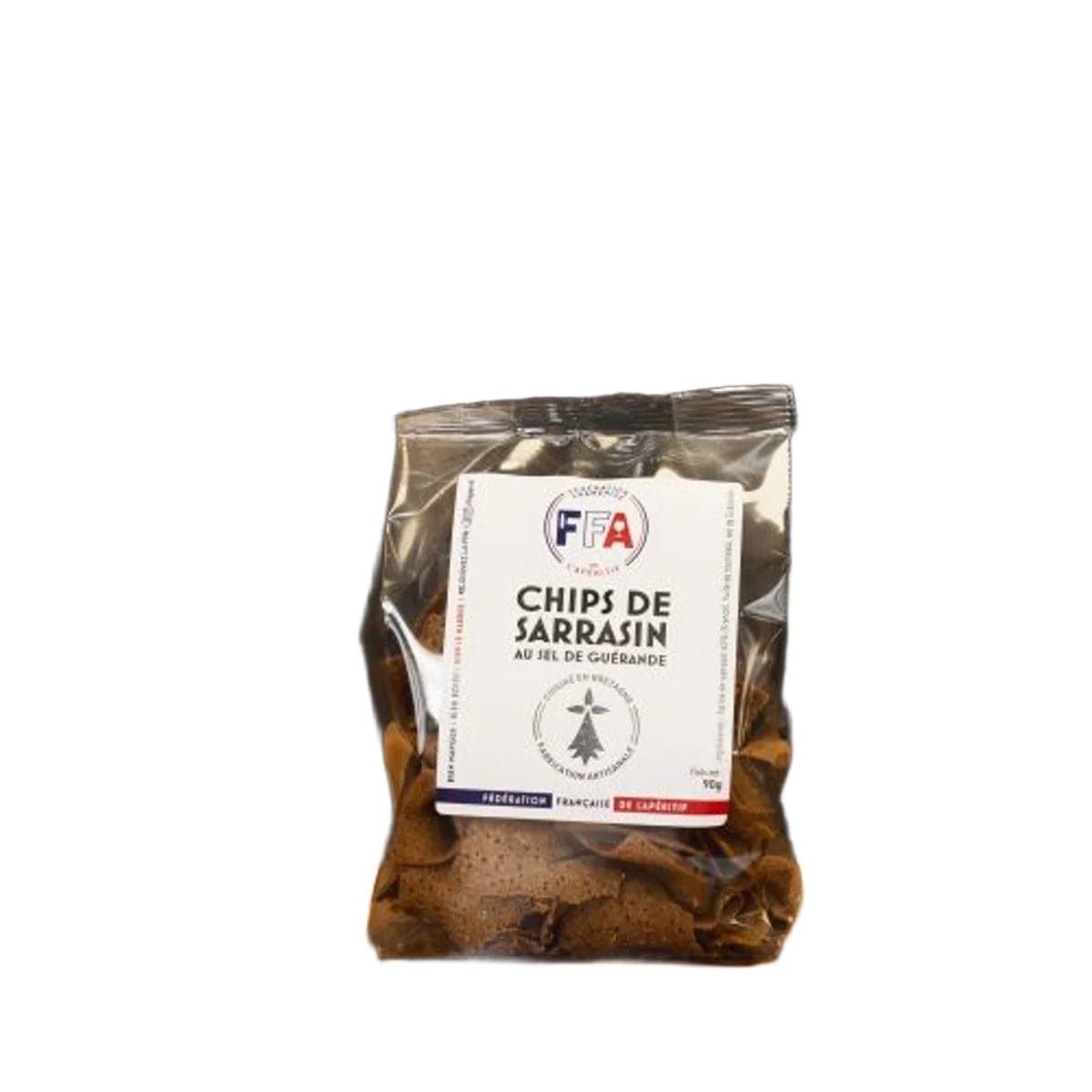 Buckwheat crisps with Guérande salt