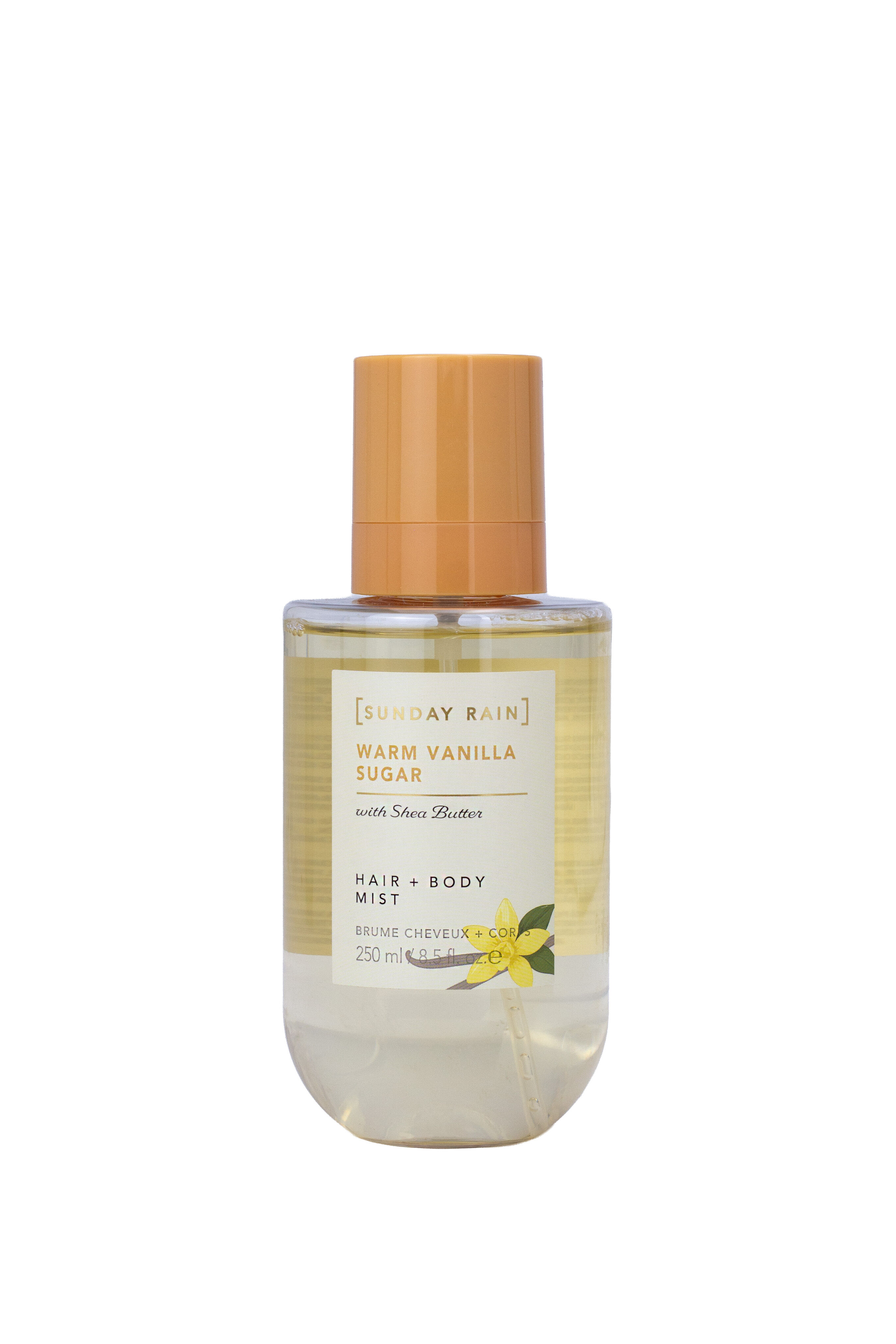 Sunday Rain Warm Vanilla Sugar Hair + Body Mist 250ml