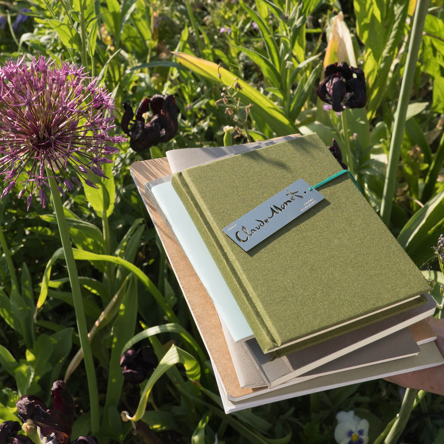 marque-page en métal signature Claude Monet