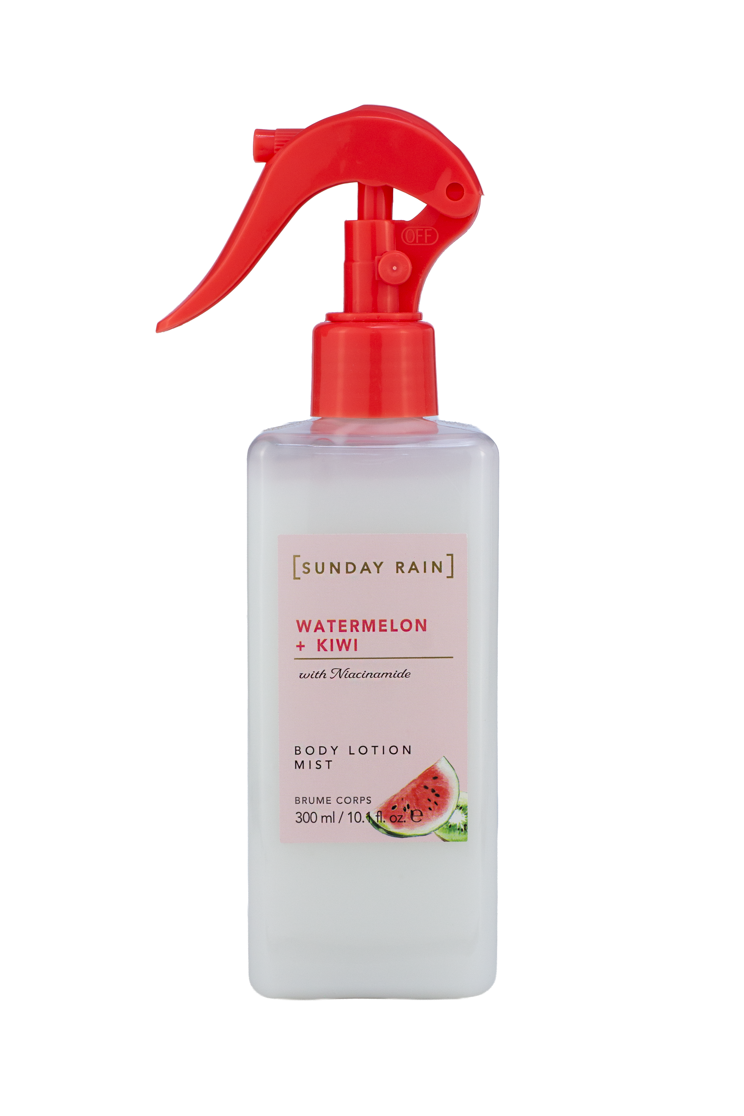 Sunday Rain Watermelon + Kiwi Lotion Mist 300ml