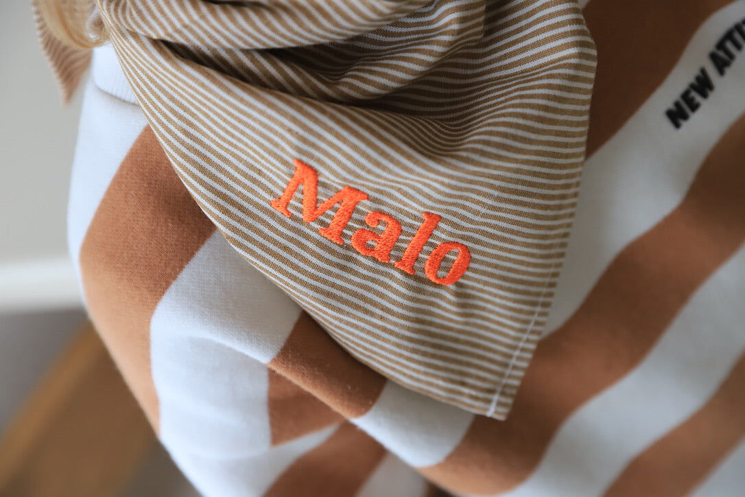 Embroidered scarf