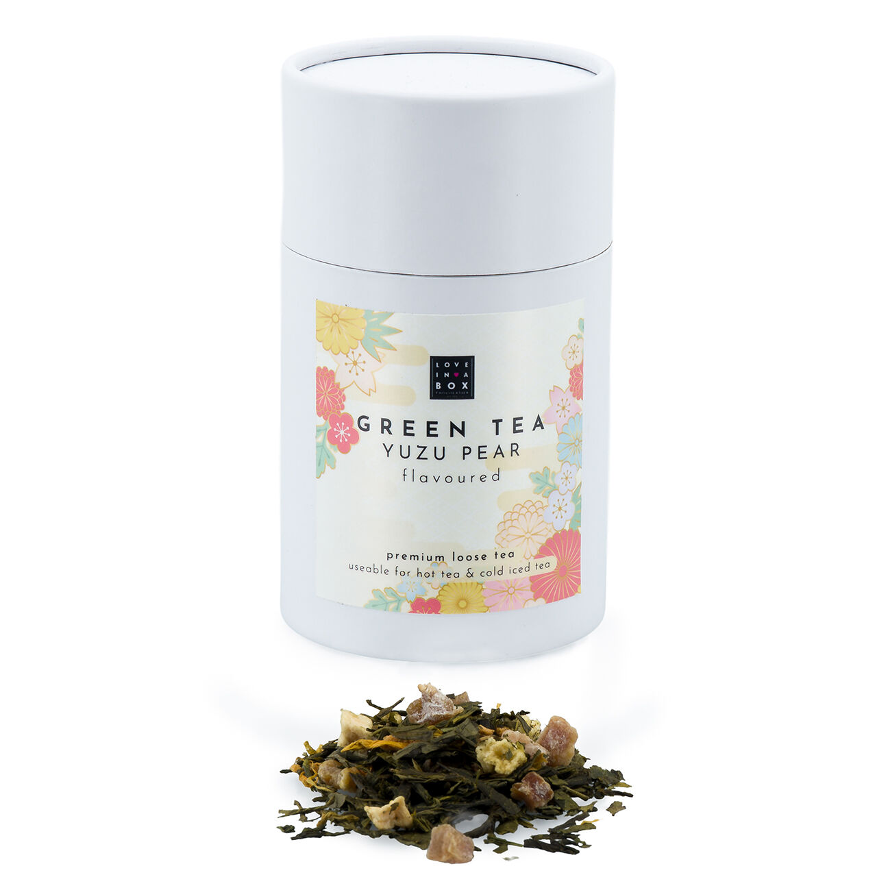 Premium Loose Tea Green Tea Yuzu Pear Love in a Box - summer edition