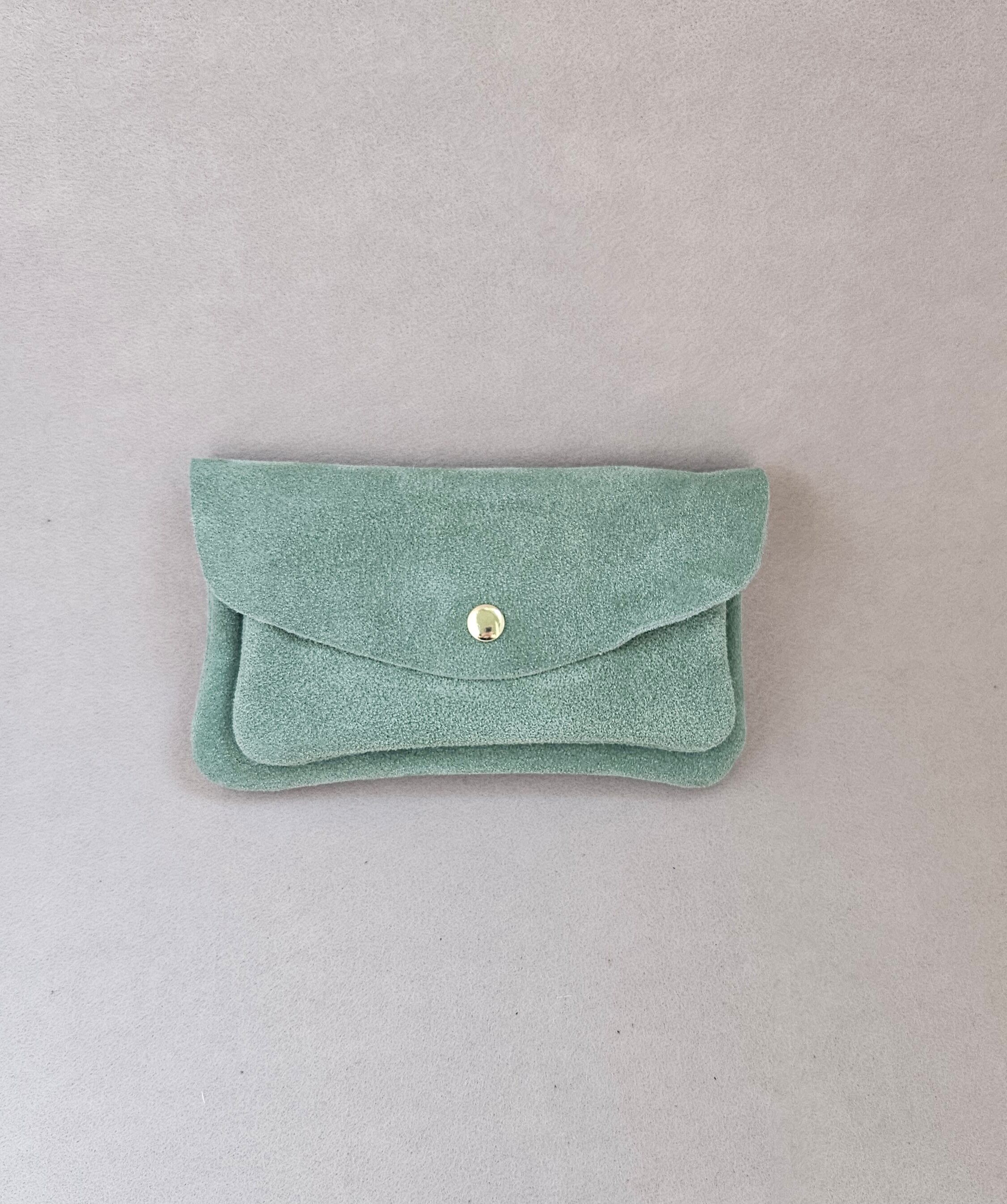 kangaroo suede leather pouch