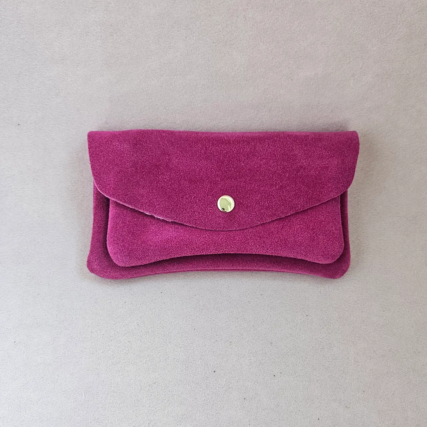 kangaroo suede leather pouch