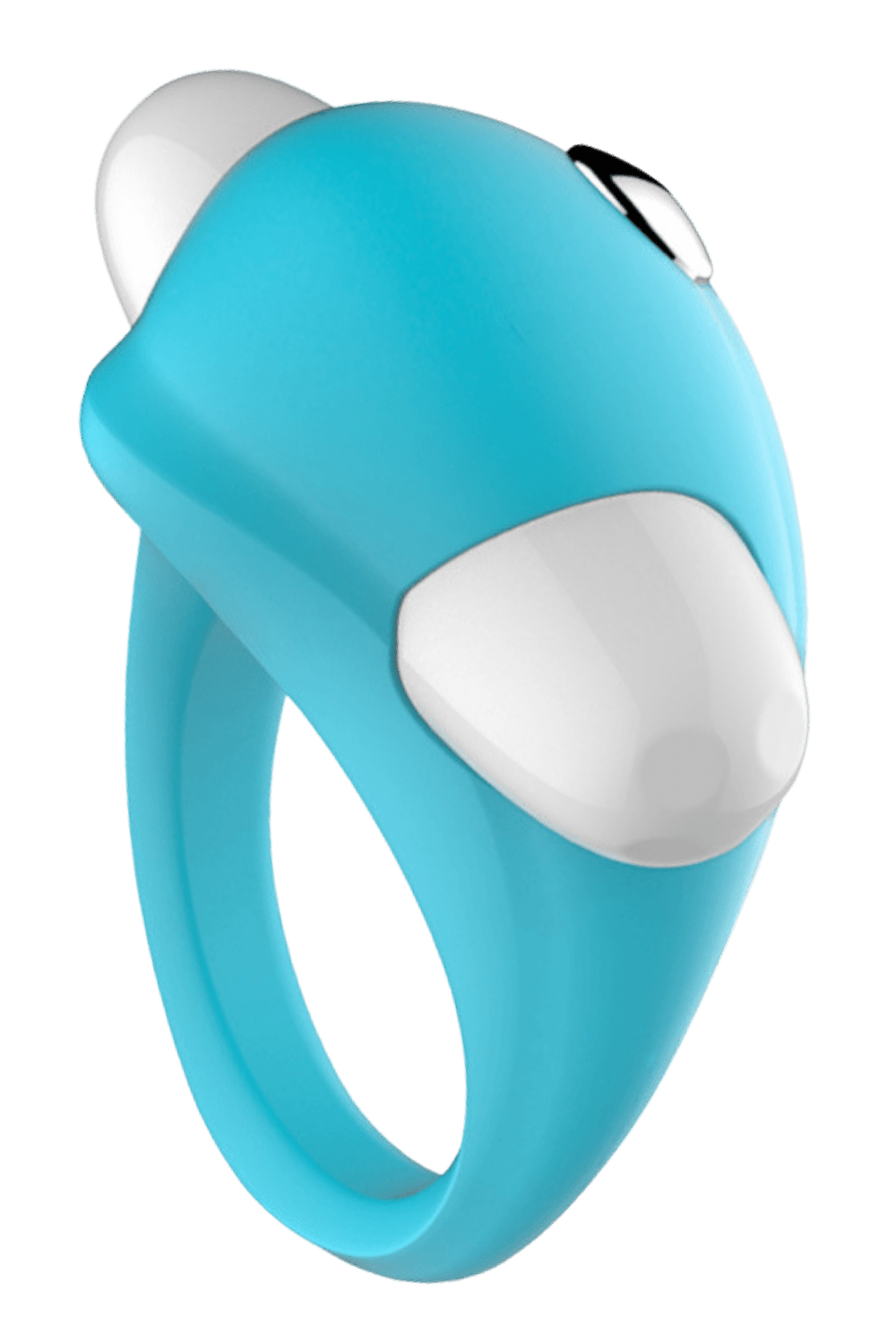 Blue Dolphin Vibrating Cock Ring + 1 sachet of lubricant — Pocket Pleasure