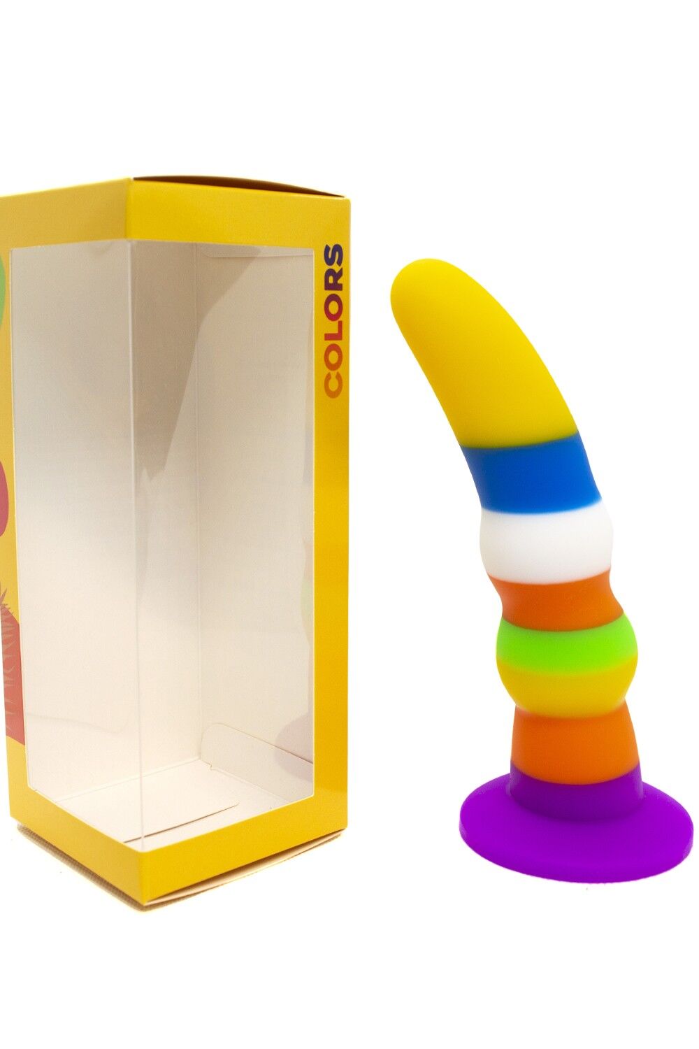3 color suction cup dildo