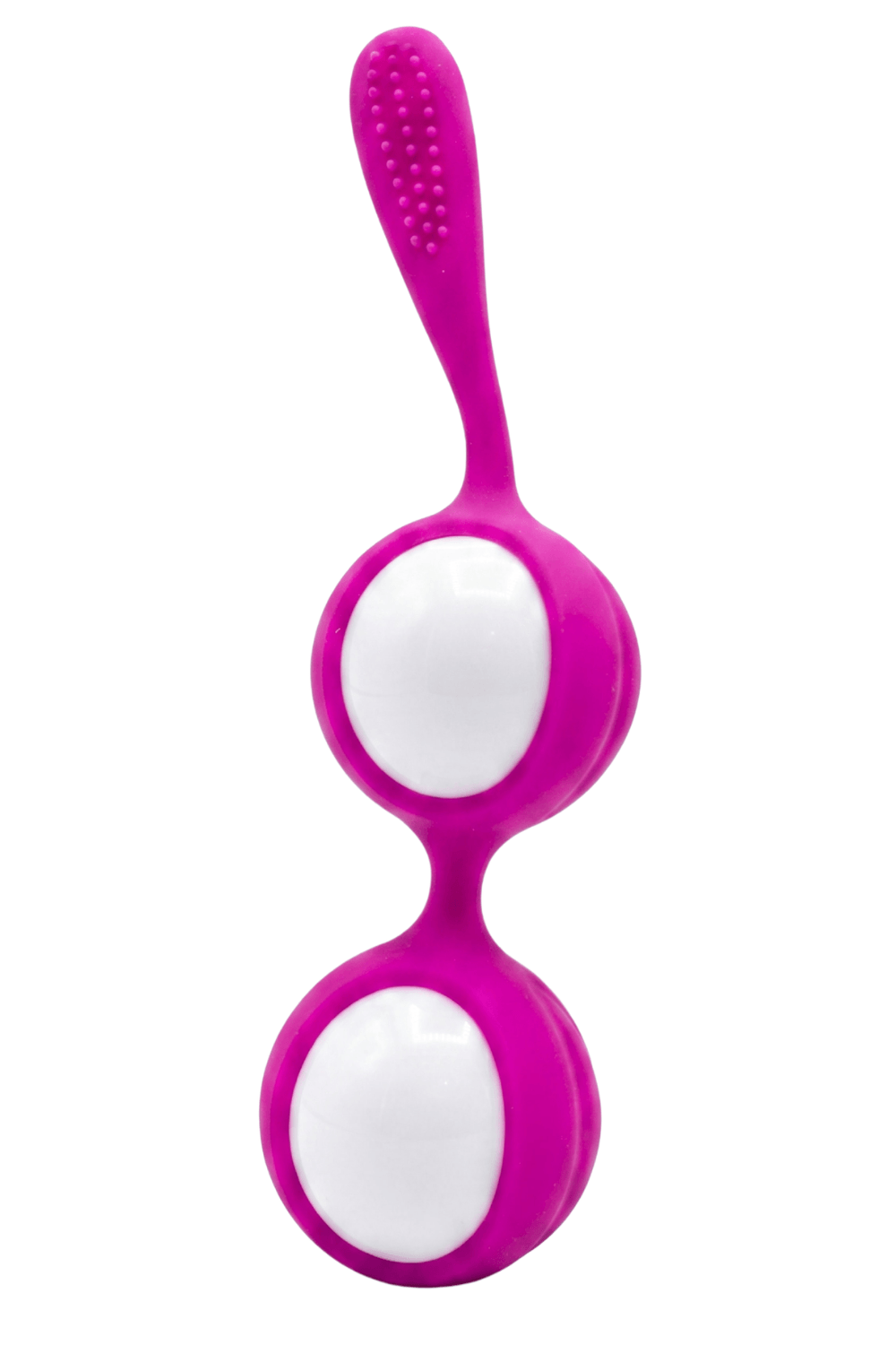 Fuchsia Silicone Geisha Balls + 1 Lubricant Sachet — Pocket Pleasure