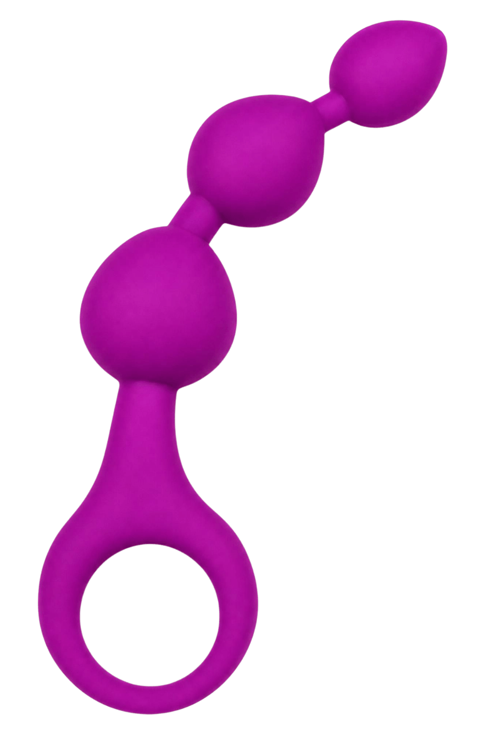 Anal Beads 3 Beads Fuchsia Silicone + 1 sachet of lubricant — Pocket Pleasure