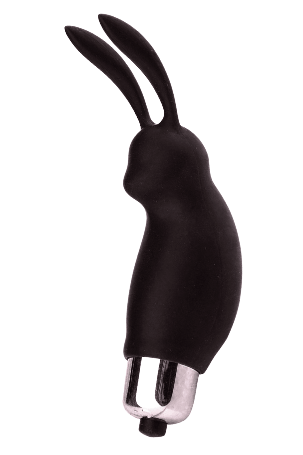 Mini Black Rabbit Clitoral Stimulator + 1 Lubricant Sachet — Pocket Pleasure