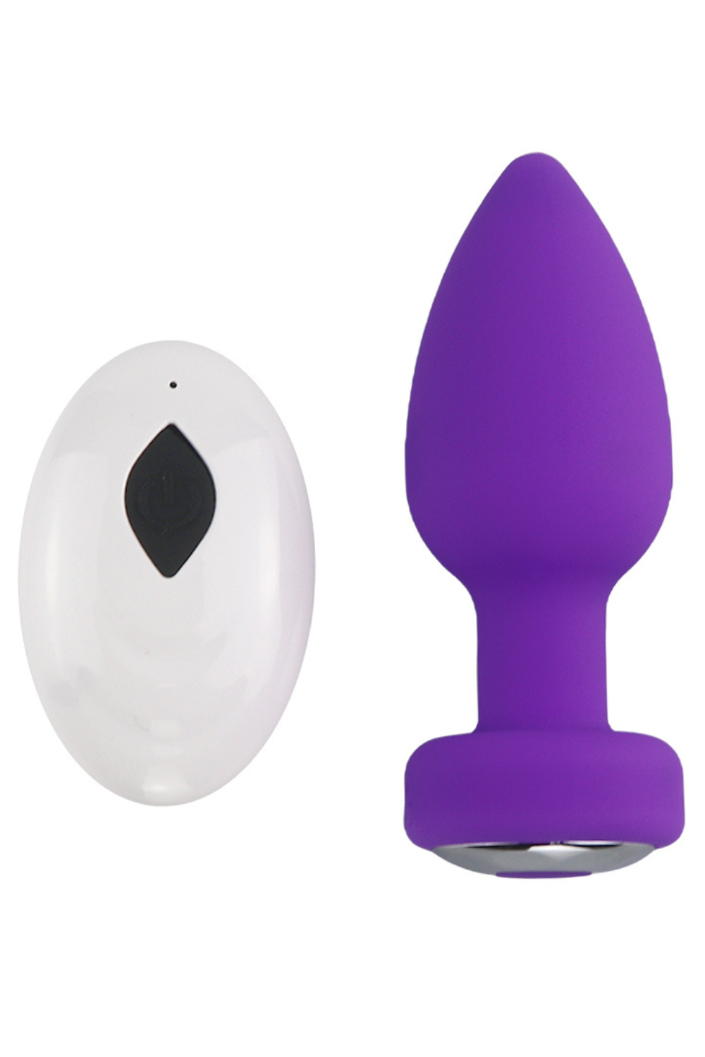 SHAKY Remote Controlled Vibrating Anal Plug, Purple