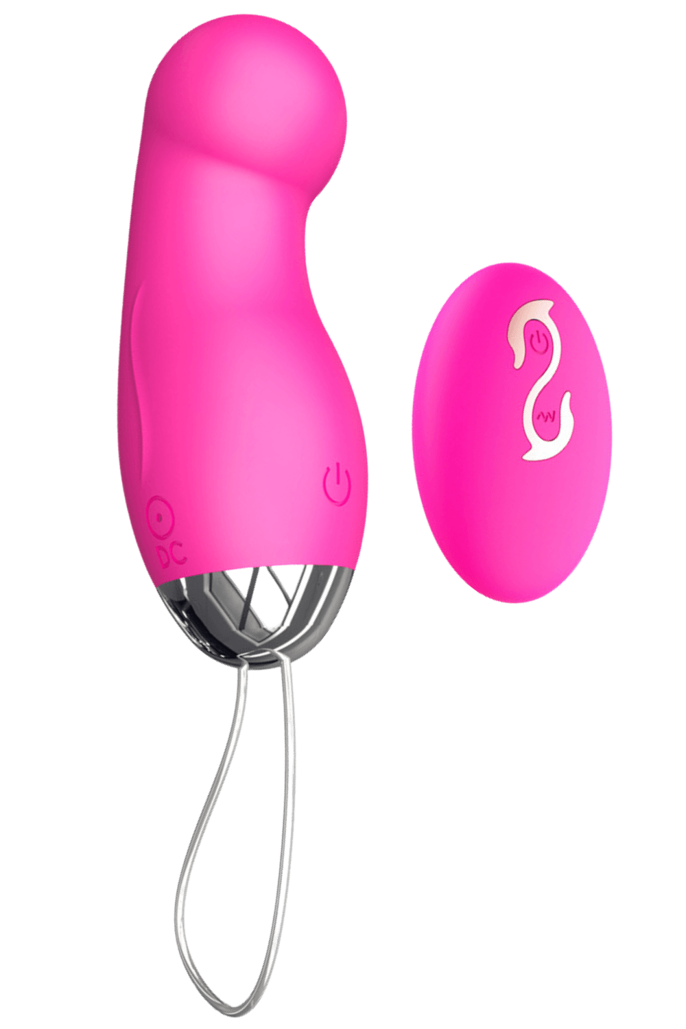 Remote Controlled Vibrating Egg with 10 Modes, Pink + 1 Sachet of Lubricant — Pocket Pleasure