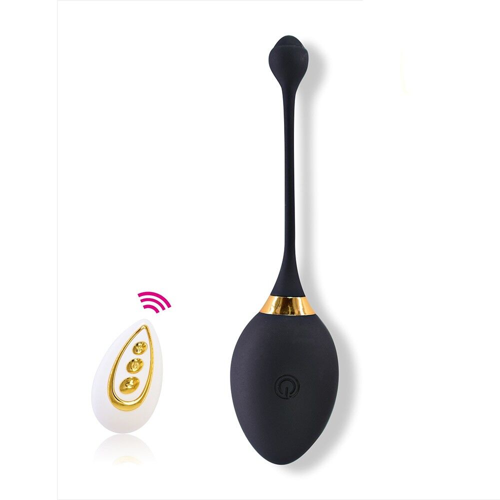 Black USB Remote Controlled Vibrating Egg