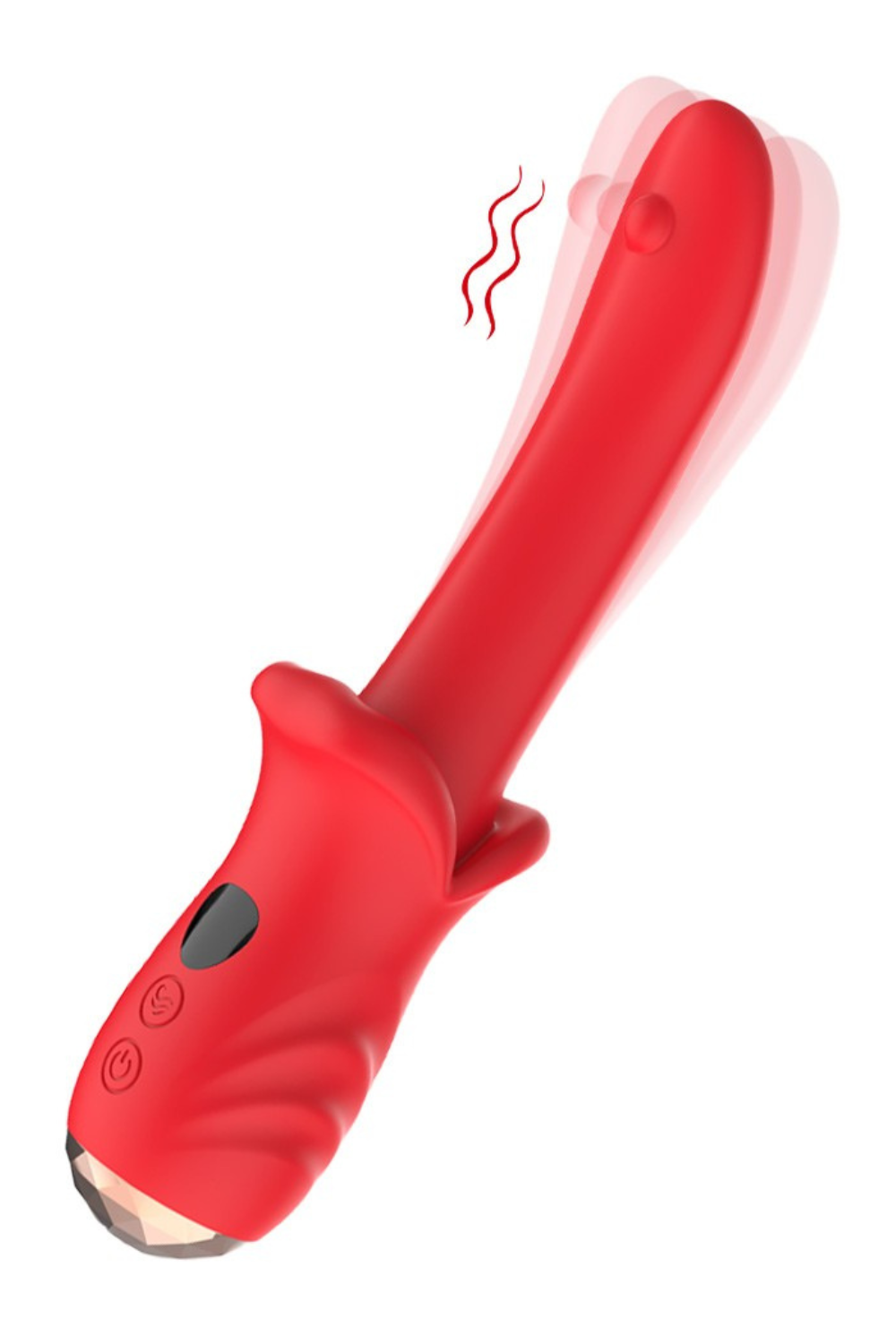 KISS Ultra-Flexible Red Vibrator