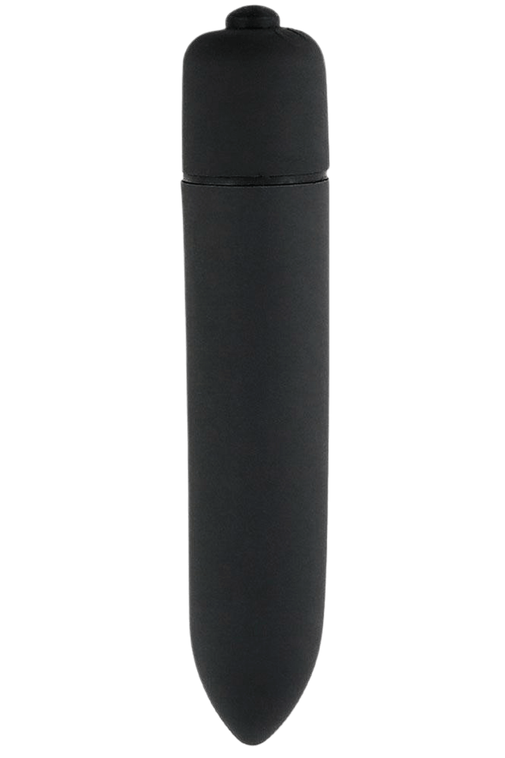 Mini vibratore a proiettile, nero, 10 velocità + 1 bustina di lubrificante — Pocket Pleasure