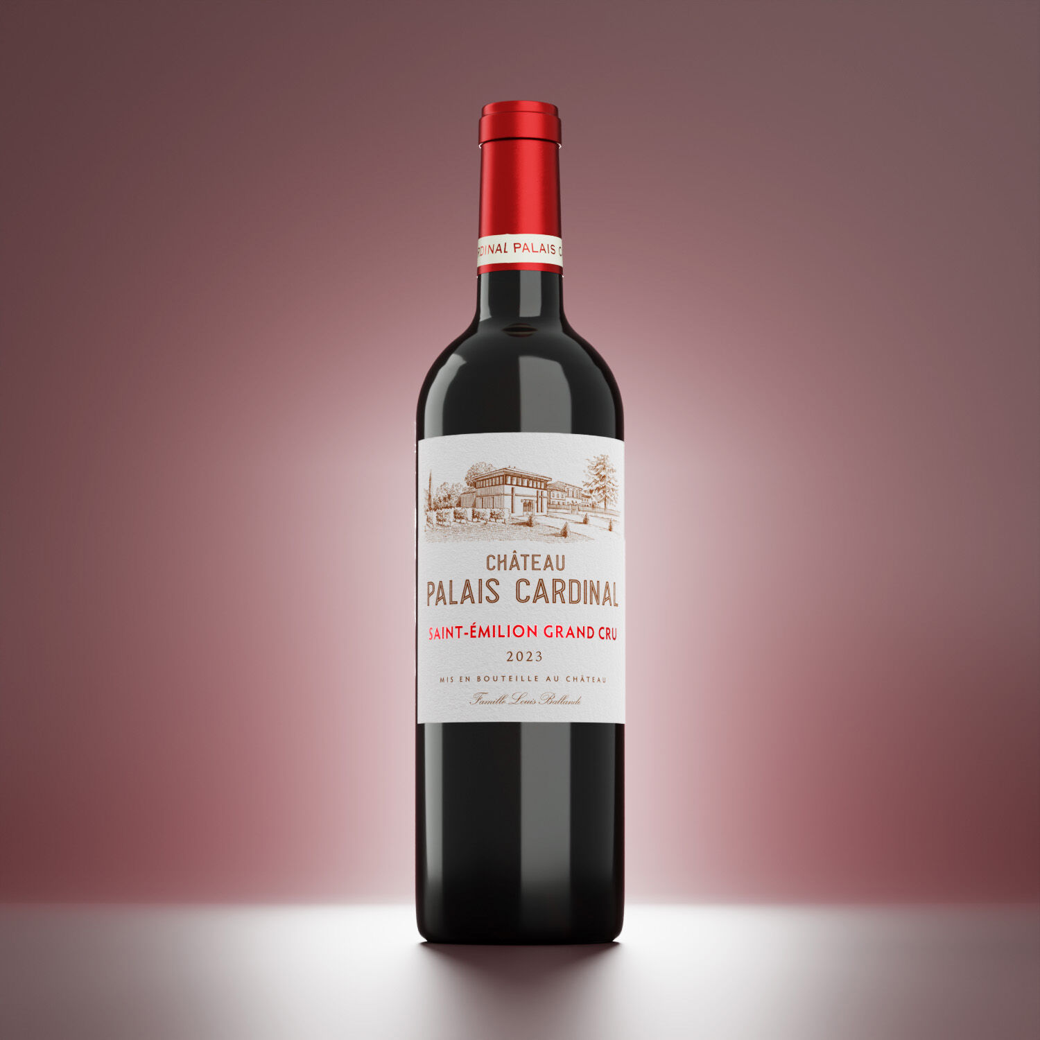 Saint-Émilion Grand Cru Rotwein – Château Palais Cardinal – 2023
