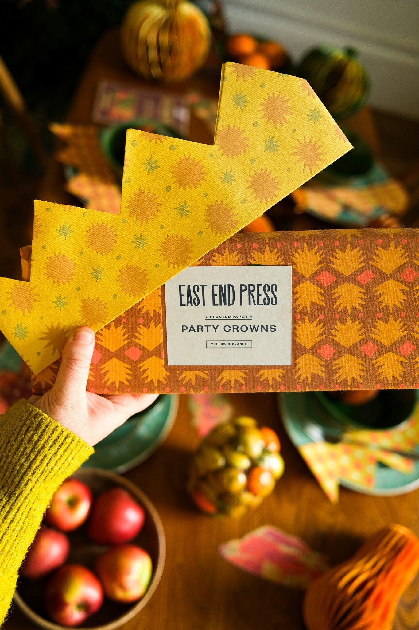 Yellow Paper Crowns
