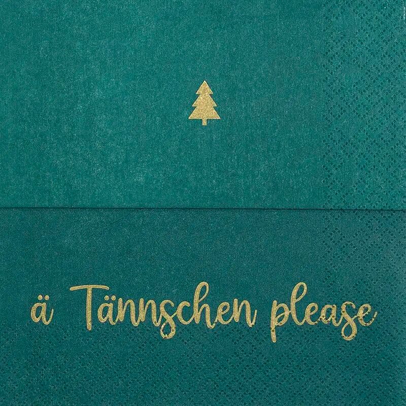 Napkins and fir trees