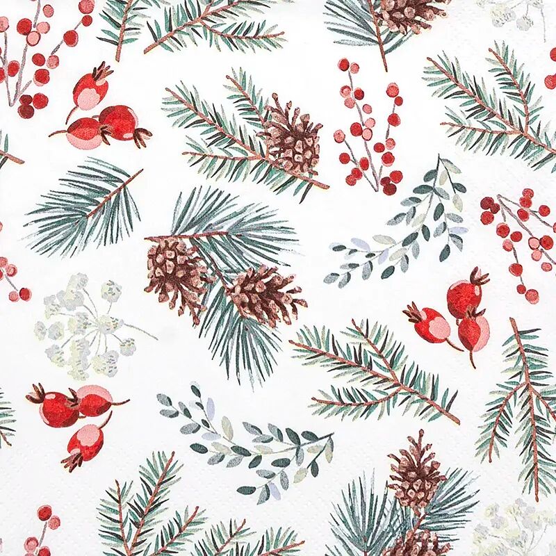 Winter Botanicals Napkins