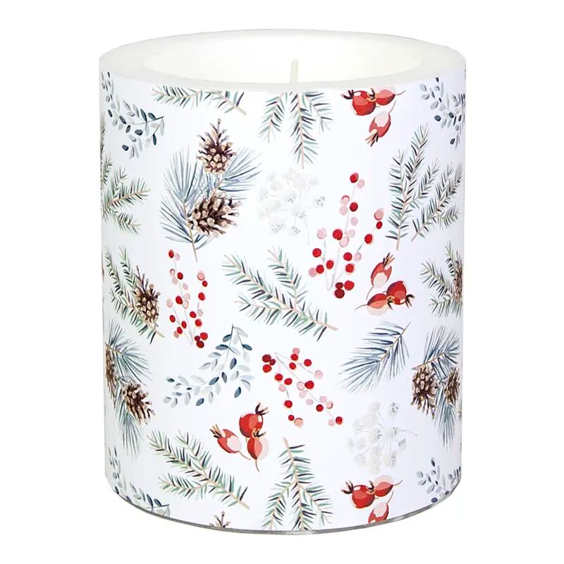 Decorative candle "Winter Botanicals" Ø 99 mm