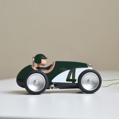 Piccola macchina verde per bambini - Auto da corsa