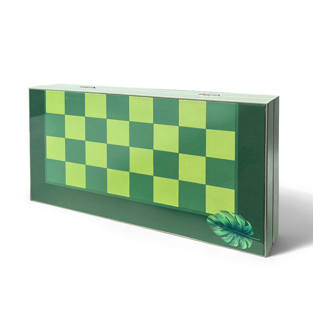 Juego de backgammon Biggdesign Nature, cierre magnético, superficie resistente a los arañazos.