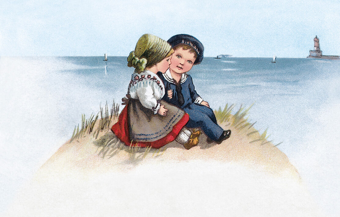 Postkarte des Leuchtturms
