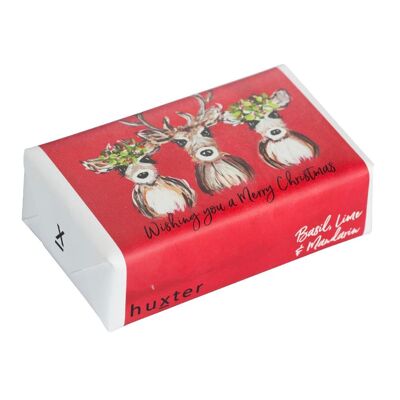 HUXTER BAR SOAP Drei Hirsche Wir wünschen Ihnen ein frohes Weihnachtsfest