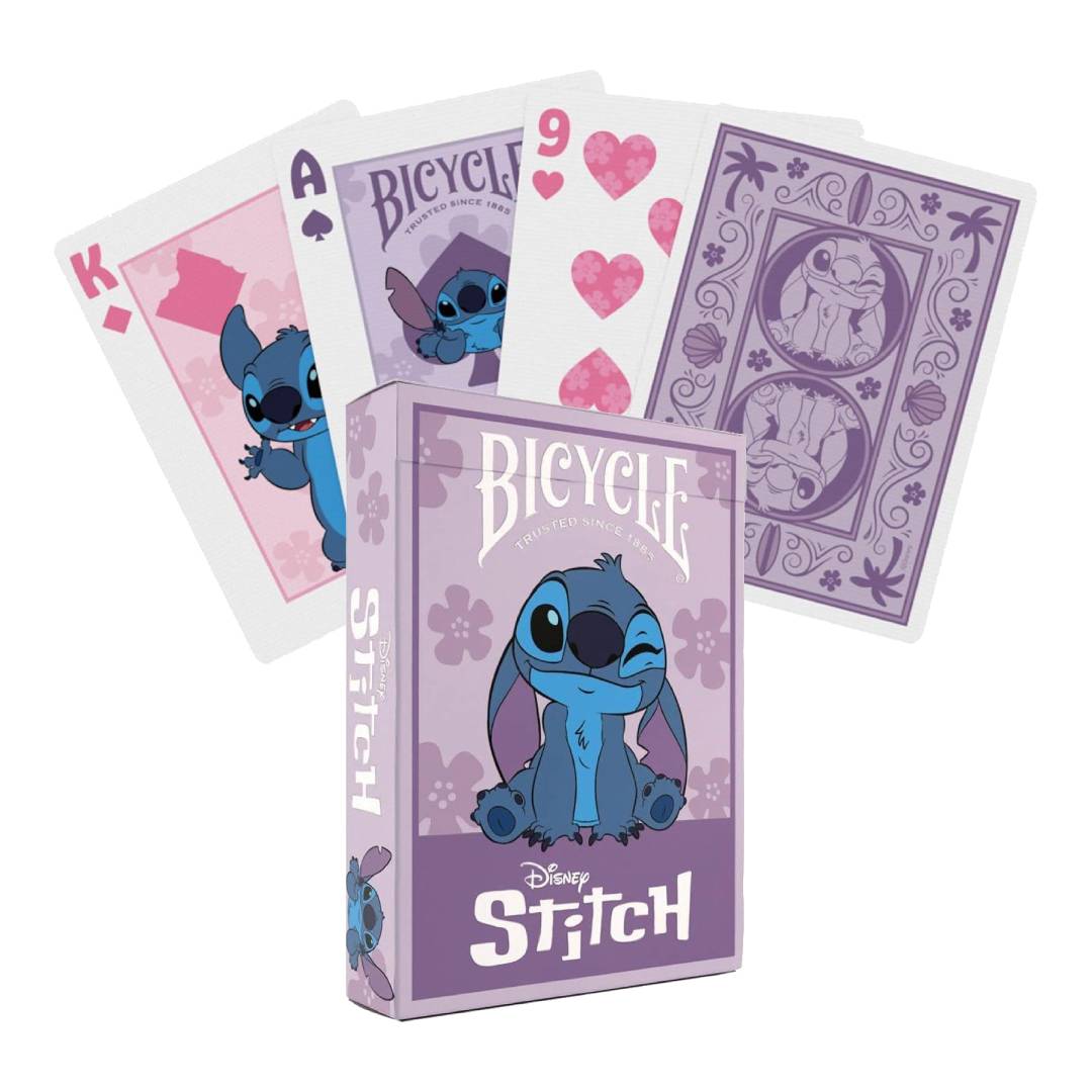 Disney Stitch Purple Playing Cards Deck Bicycle