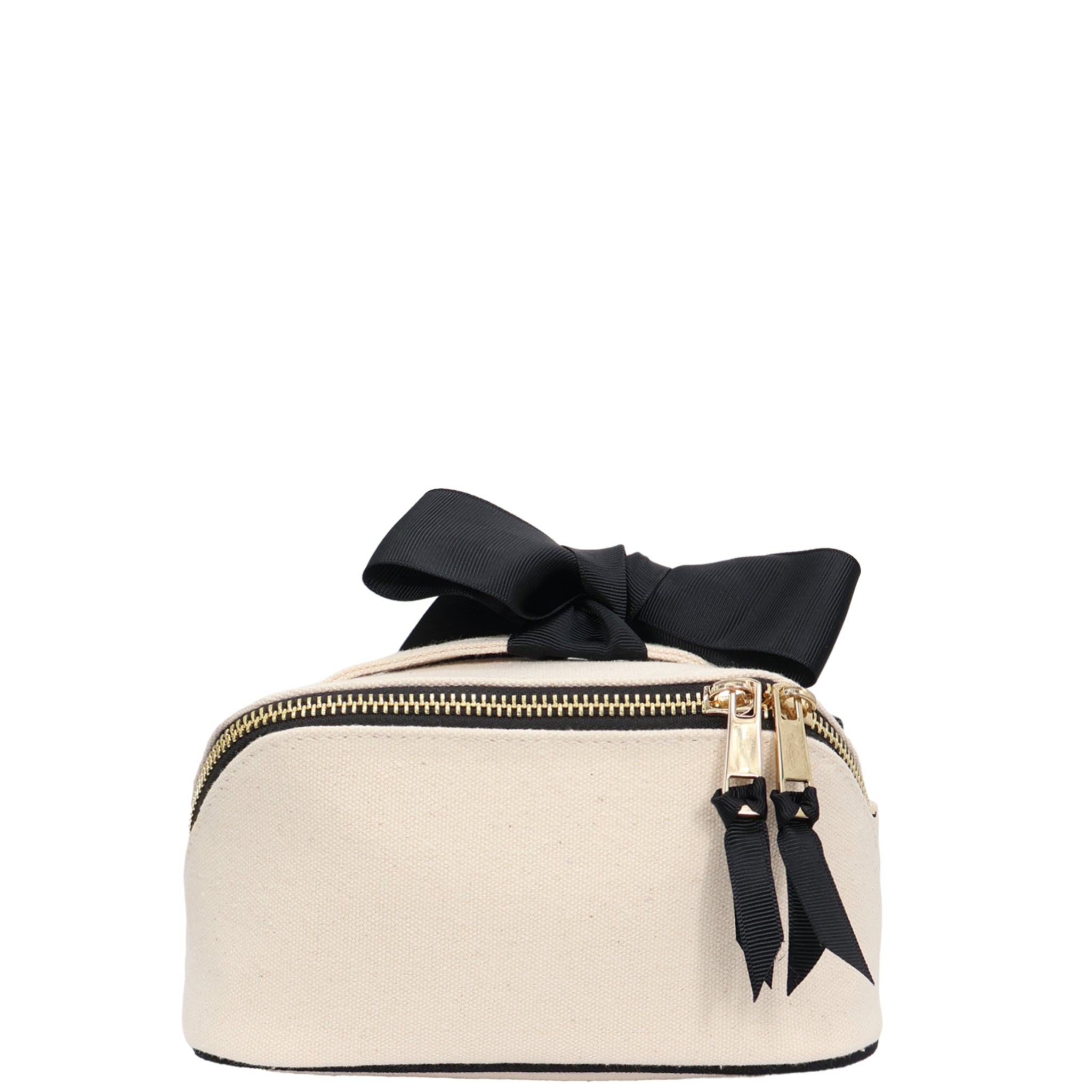 Petite Accordion Makeup Case – Cream