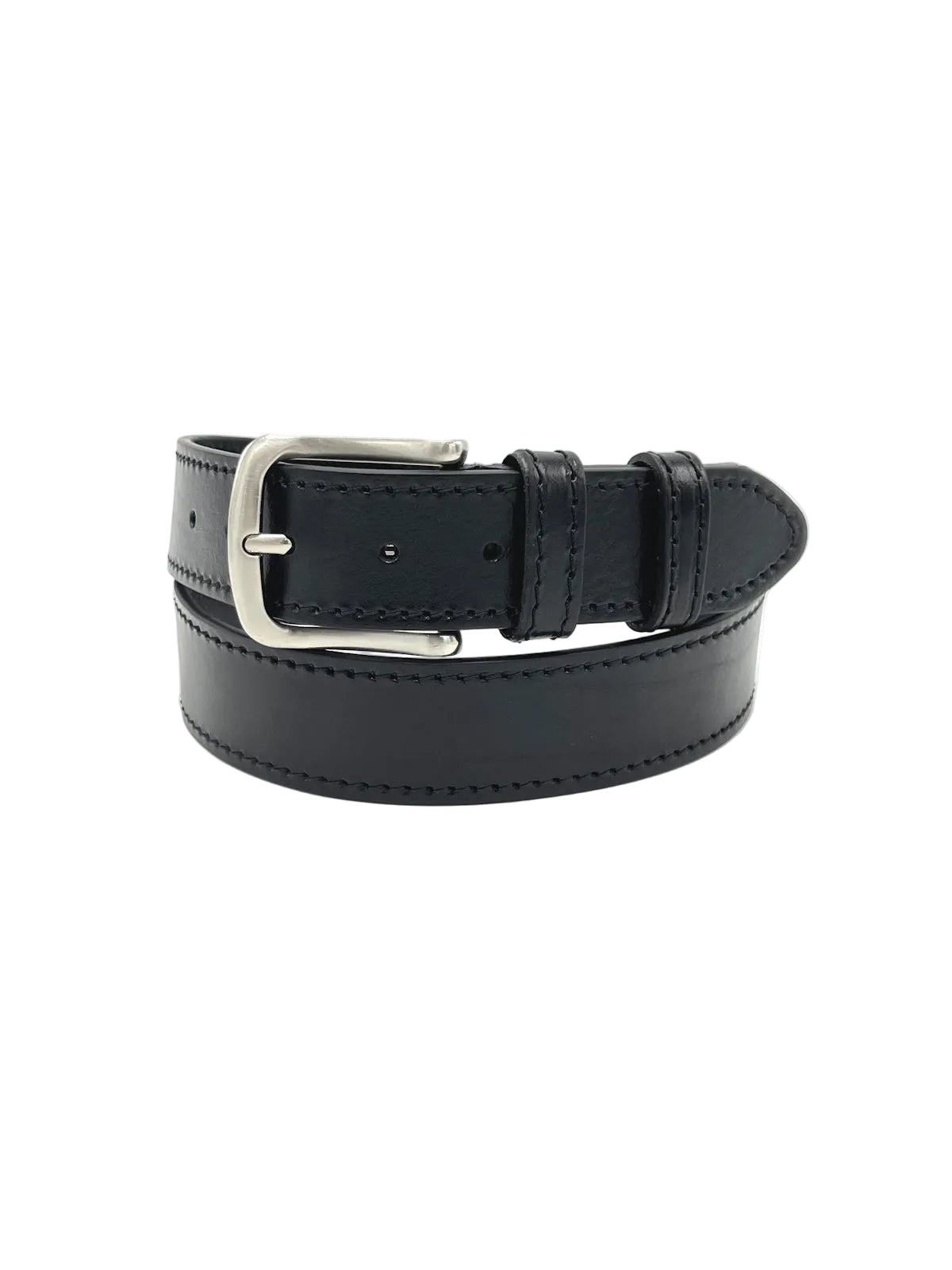 YLÉVE / LEATHER BUCKLED BELT Buy wholesale Classic Genuine Leather 40mm Men's Belt, Made in