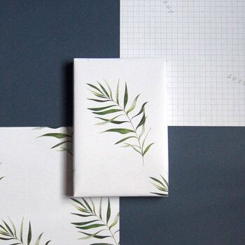 Papier d'emballage recyclable de branche d'olivier 1