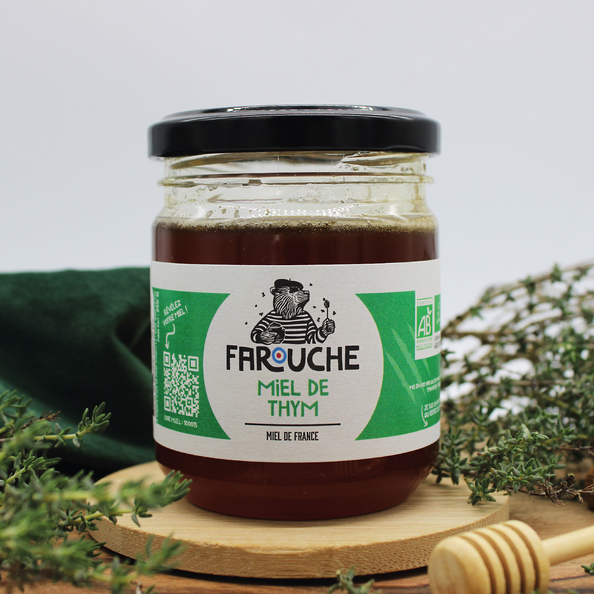 Organic French Thyme Honey - 250g