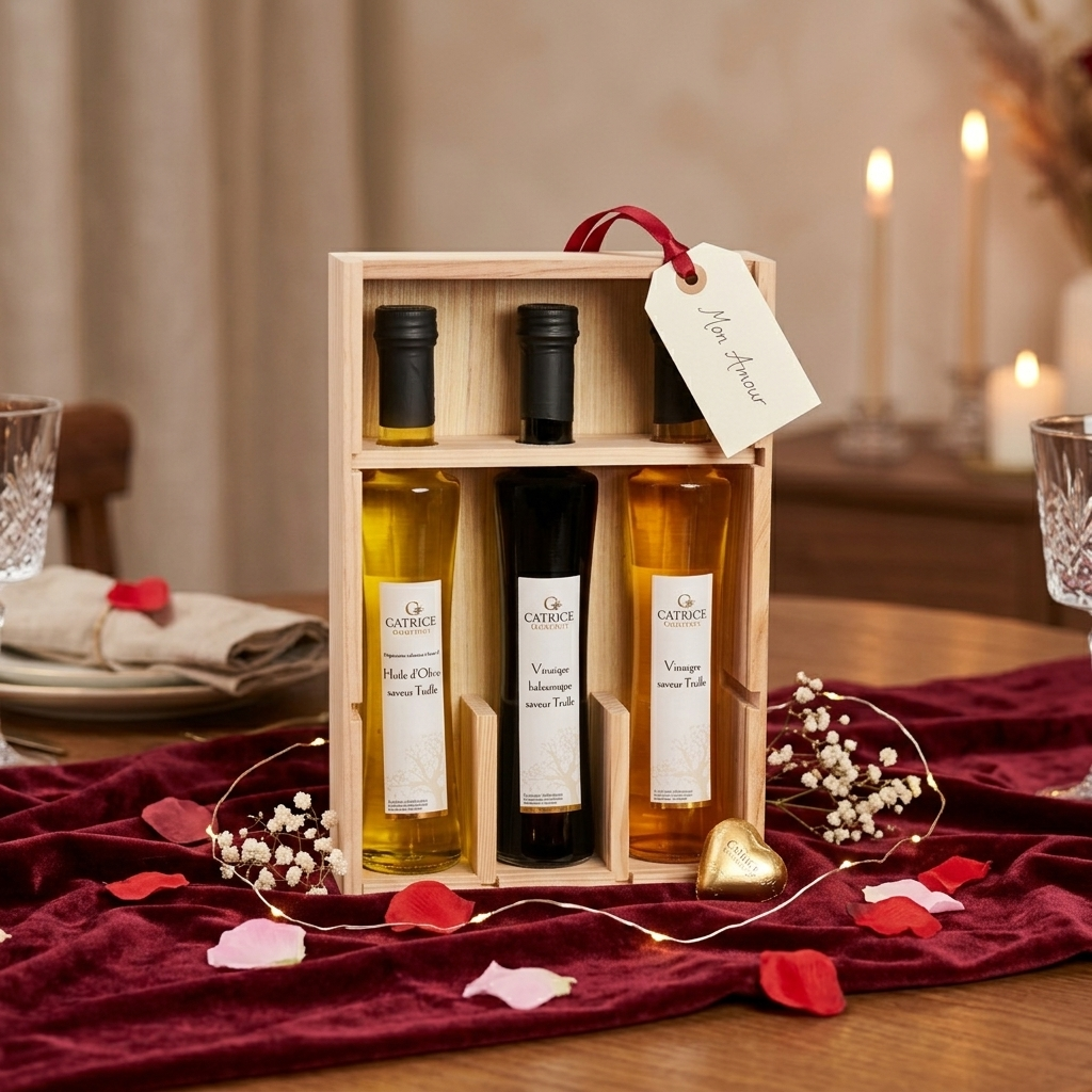 COFFRET bois découverte truffe
