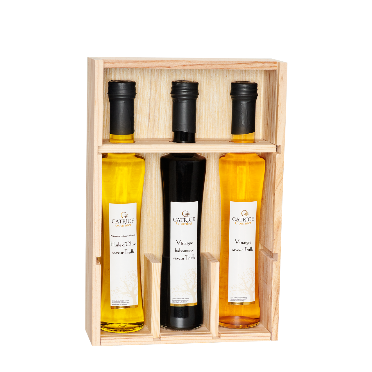 COFFRET bois découverte truffe
