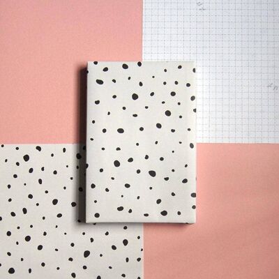 Black Dotty Recyclable Wrapping Paper