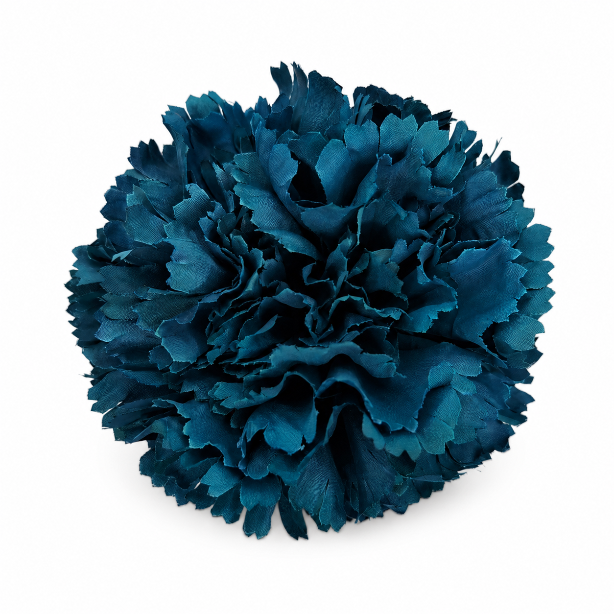 Clavel XL Flor Flamenca Grande Adorno Pelo Mujer · Turquesa Oscuro Ø13cm