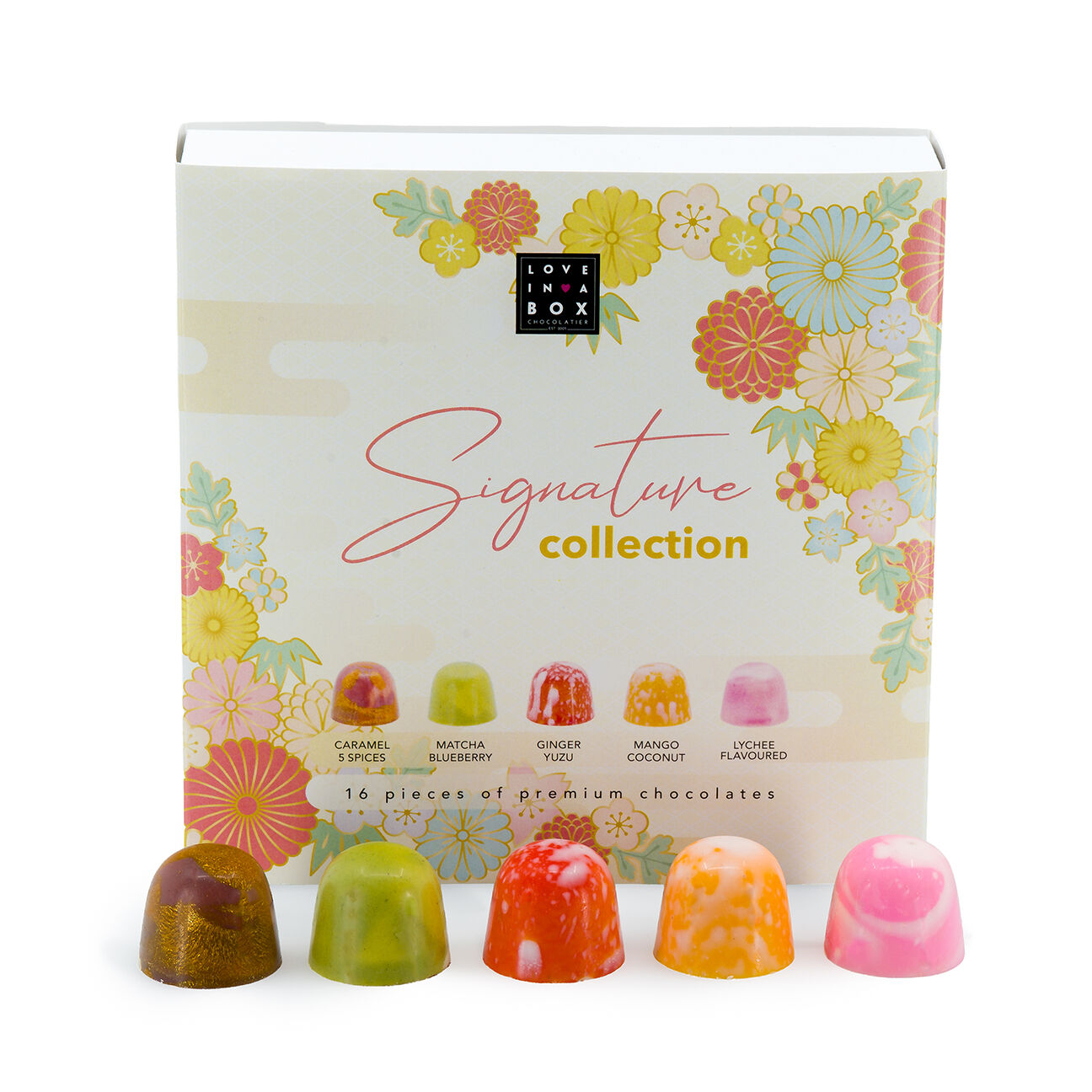 Luxury Chocolates Signature Collection Summer Edition - 16pc of premium summer chocolates