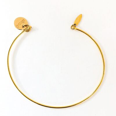 Smooth bangle bracelet